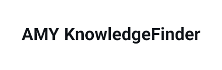 AMY KnowledgeFinder